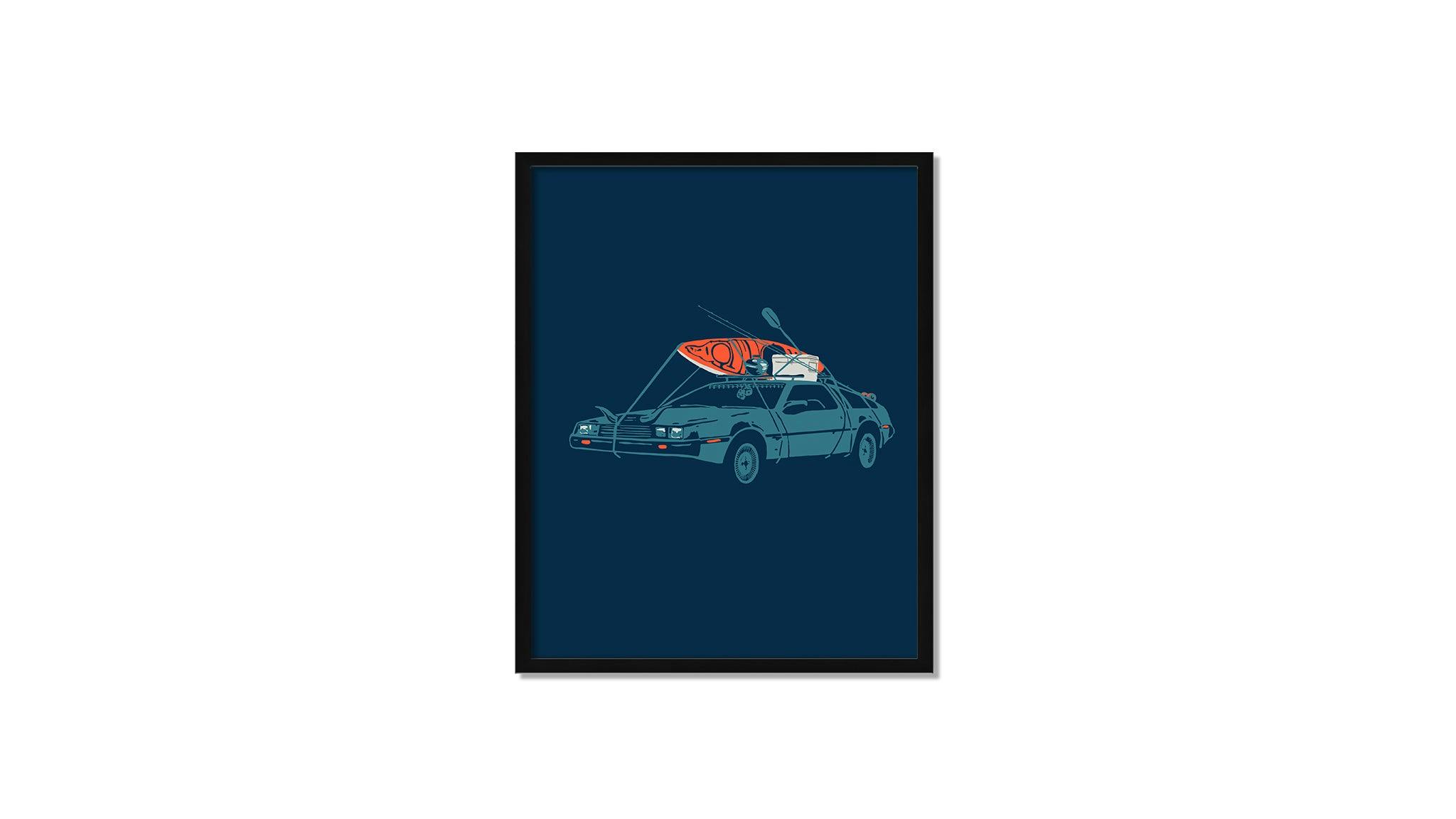 Paper w/ Black Frame